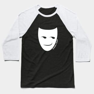 Proud Achievement Confident Emotion Character Mask Gift Baseball T-Shirt